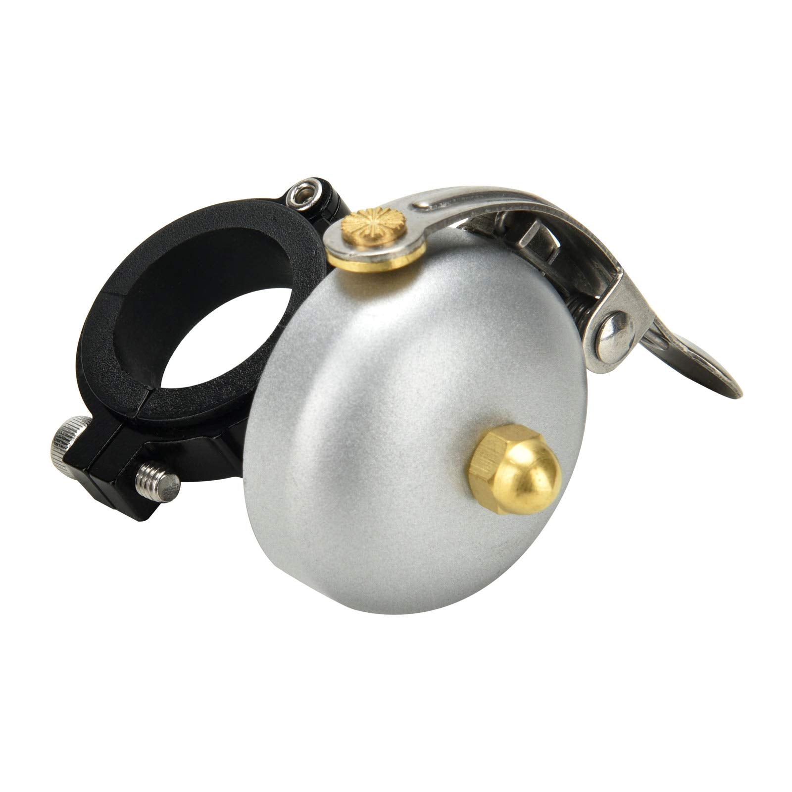 Bonmixc Vintage Bicycle Bell Brass Retro Bike Bell Silver Fit F20~29Mm Handlebars Suitable For Most Of Bike Handlebars