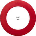 Viper By Gld Products Guardian Dartboard Surround Sisal/Bristle Steel-Tip Dartboard Wall Protector, Red, For 17.75    Steel Tip