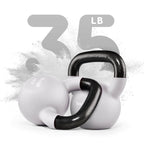 Yes4All Neoprene Coated & Kettlebell Sets - Hand Weights For Home Gym & Dumbbell Weight Set Training 35 Lb