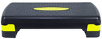 Fitvids Adjustable Workout Aerobic Stepper Step Platform Trainer, 27-Inch, Black/Lemon