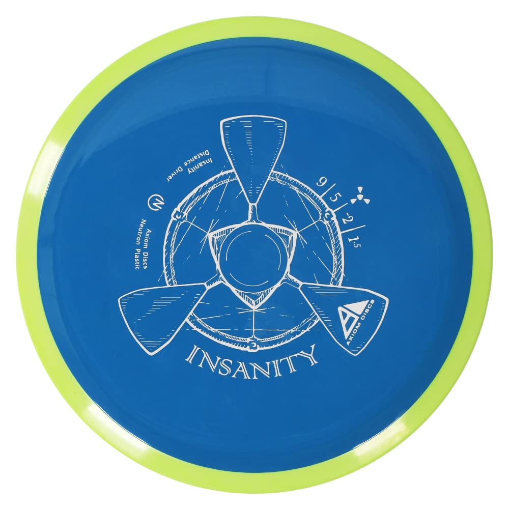 Axiom Discs Neutron Insanity Disc Golf Driver (170-175G / Colors May Vary)