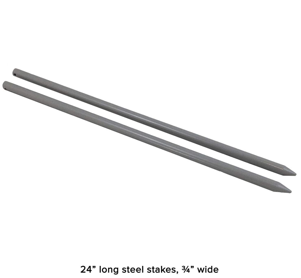 Baden Champions Horseshoe Set- Tournament Quality Forged Steel Construction, Gray/Black