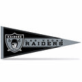 Rico Industries Nfl Football Las Vegas Raiders Retro 12'' X 30'' Felt Wall D  Cor Pennant - Great For Home/Bed Room/Man Cave D