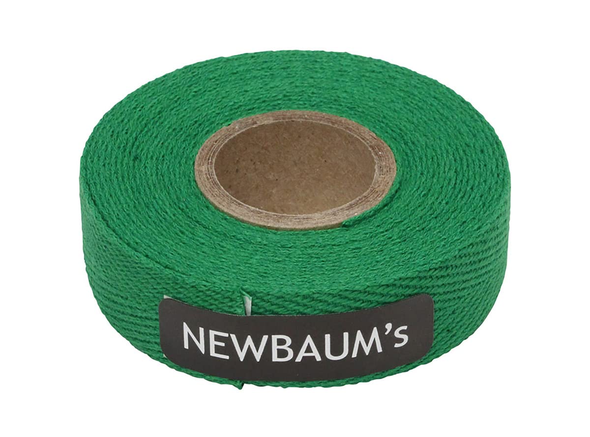 Newbaum'S Cloth Bike Handlebar Tape (Green Grass), 10 Ft Roll Bike Bar Grip Tape (0.75    Wide), Cotton Bar Tape Road Bike, Adhe