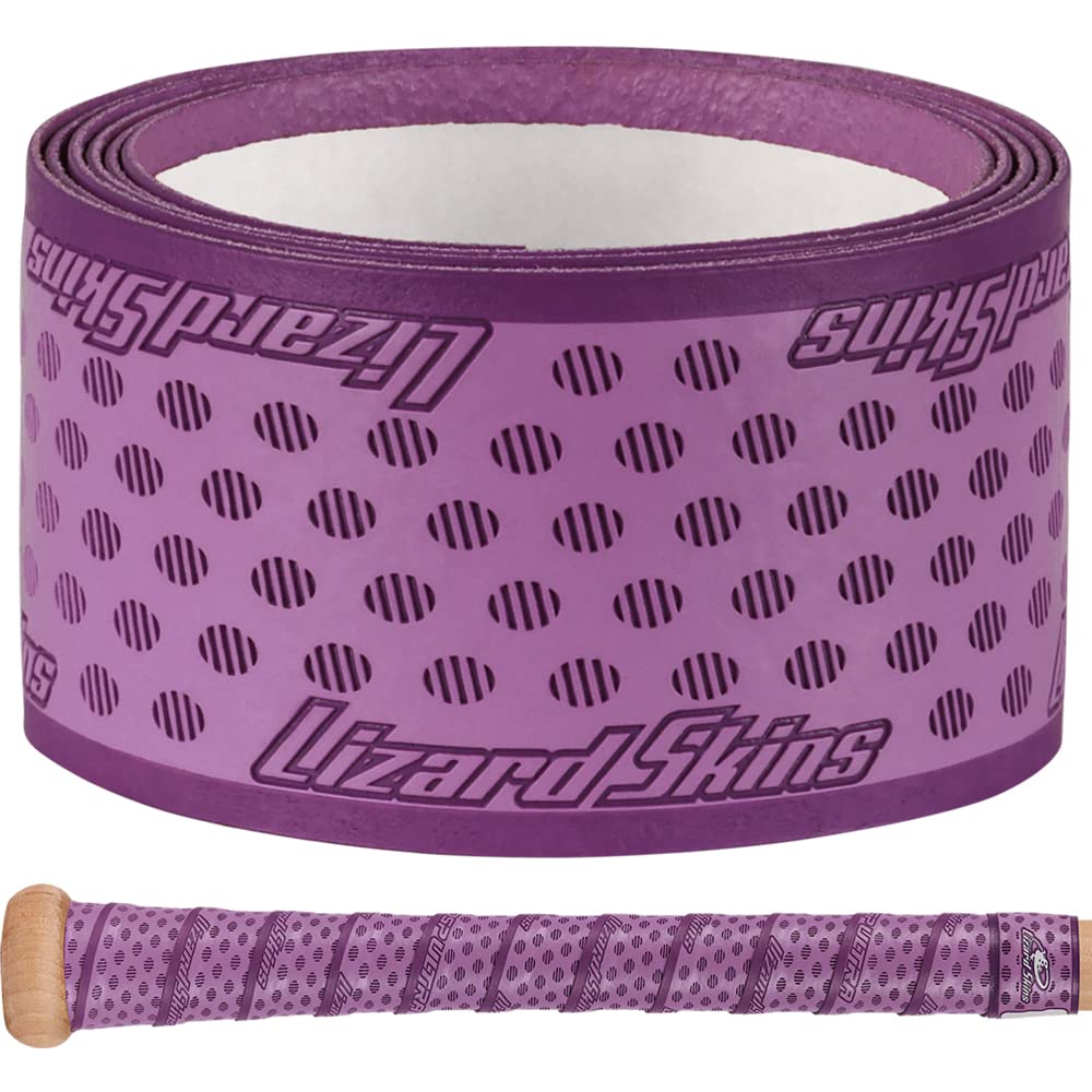 Lizard Skins Dsp Ultra 1.8Mm Bat Grip - Next-Gen Durasoft Polymer Baseball & Softball Bat Tape (Violet Purple)