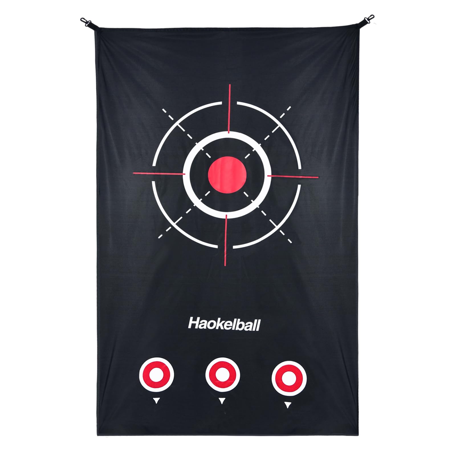 Haokelball Golf Impact Silent Target Cloth for Hitting Practice Net System, 3x5 FT Noise-Reducing Golf Target Cloth Replacement 