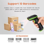 Tera Barcode Scanner Wireless Versatile 2-In-1 (24Ghz Wirelessusb 20 Wired) With Battery Level Indicator 328 Feet Transmission D