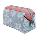 Cosmetic Toiletry Makeup Pouch With Portable Travel Multipurpose WaterResistant Zipper Makeup Brush Bags  Flamingo Jspf88