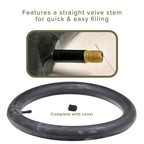 Alveytech 16X2.4 Inner Tube With Straight Valve Stem - Replacement Tubes For The Razor Mx500 And Mx650 Dirt Rocket Mini Bike, El