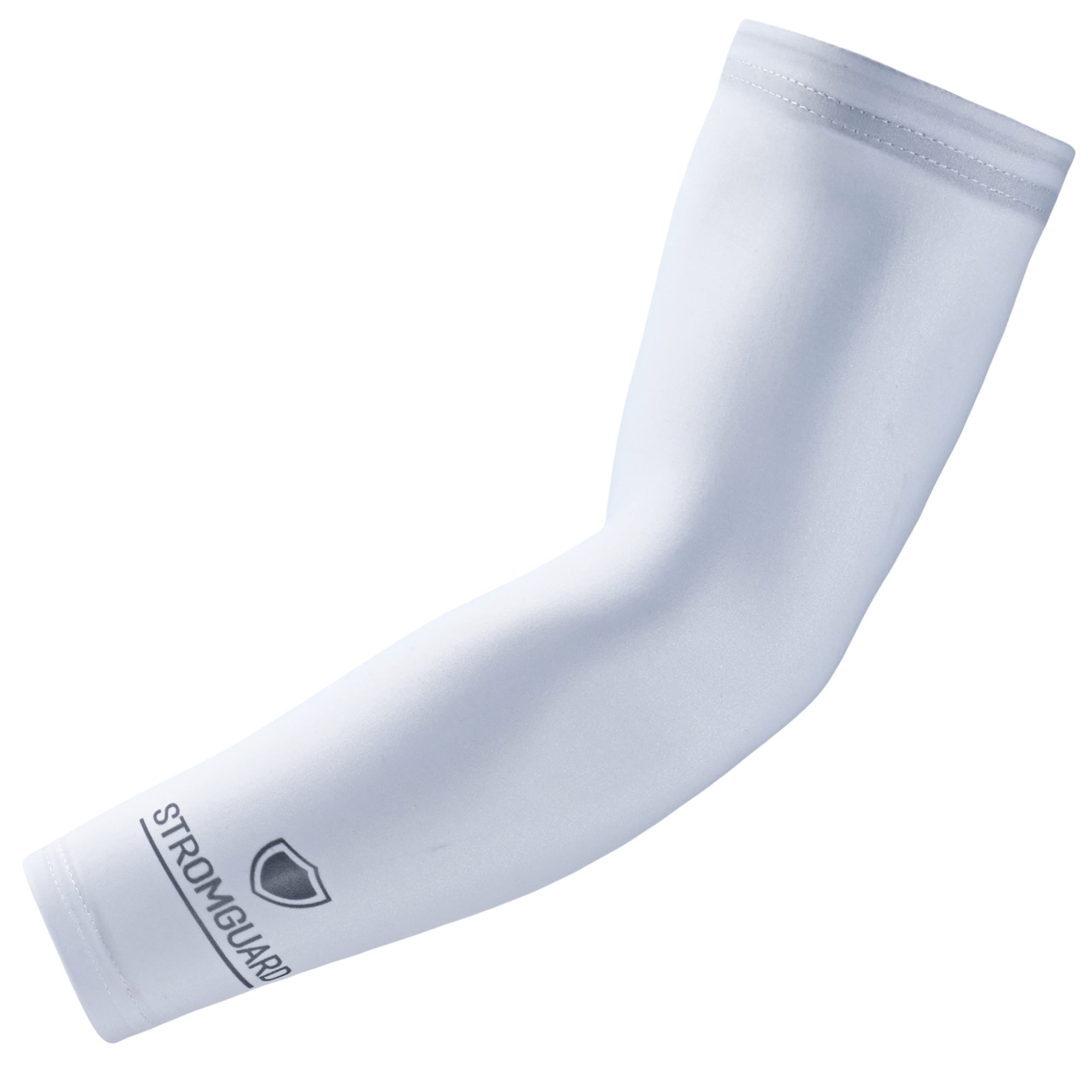Stromguard Compression Sports Arm Sleeve Digital Camo Baseball Football Basketball - (One Arm Sleeve) (Youth Large, #25 - White)