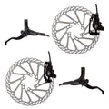 Clarks Brake Disc Clout-1 Hydraulic F&R With Lever 160 Black - Hy-19-1Fr160Amrow