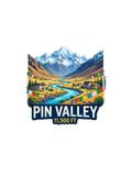 THAMPZ Pin Valley 3D Embossed Flexible Fridge Magnet 0.5mm Decorative with Strong Hold | Refrigerator Magnet for Notes, Photos