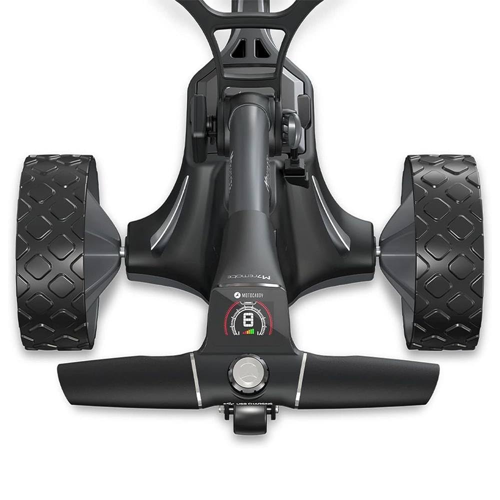 Motocaddy M7 Remote Electric Golf Caddy - Electric Golf Push Cart With Remote, All-Terrain Ready, Automatic Downhill Control, An