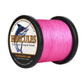 Hercules Braided Fishing Line 2000M 2187Yds 10Lbs-200Lbs Pe Superline 8 Strands (Pink 15Lb/6.8Kg 0.16Mm)