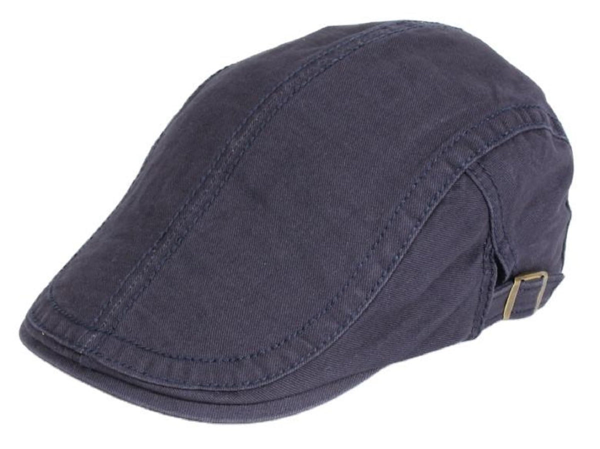 Zacharias MenS 100% Cotton Beret Golf Cap A701 (Pack Of 1) (Dark Grey)