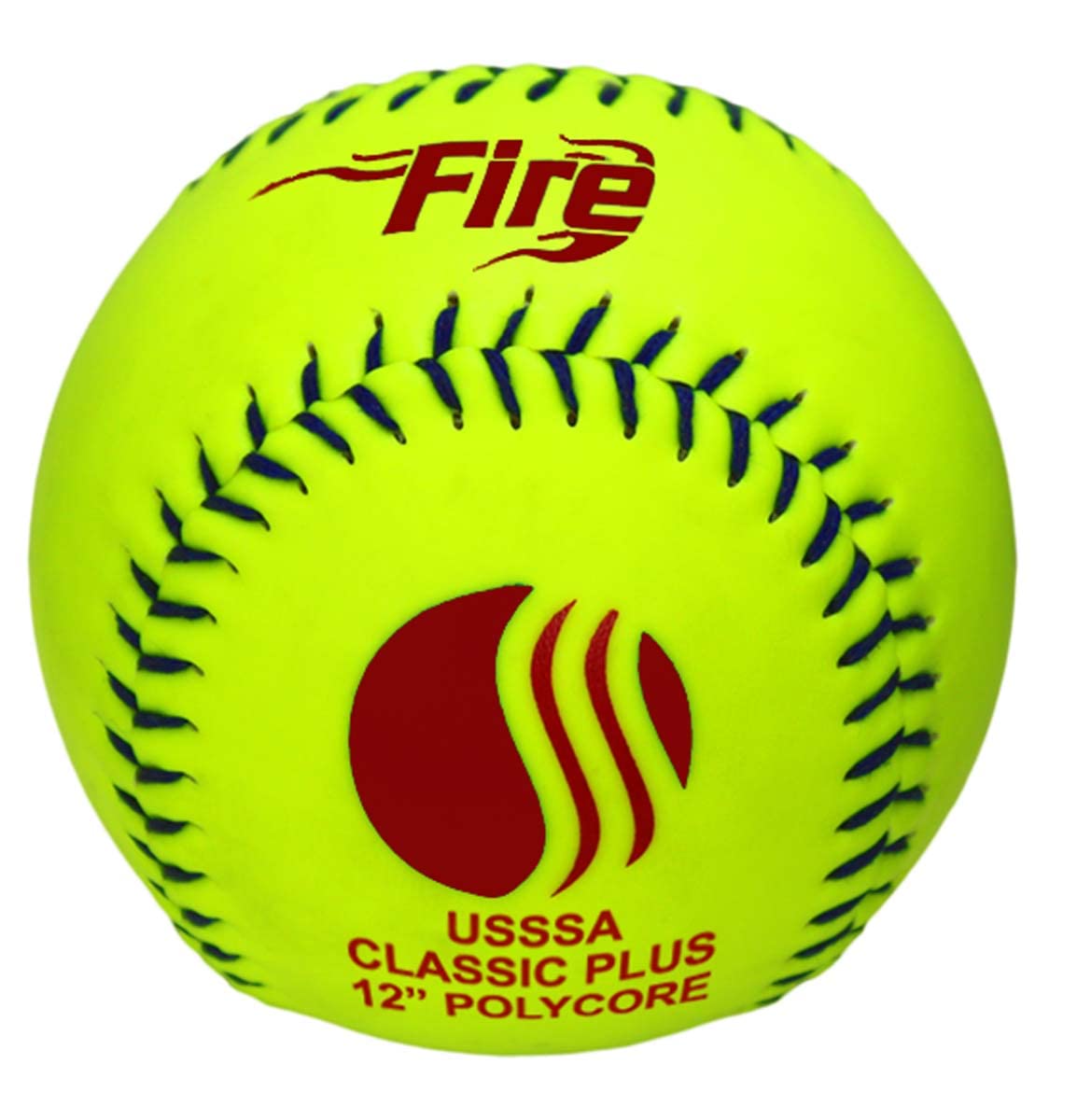 Baden USSSA Classic Plus Slowpitch Softballs - 12 Synthetic Cover for Durable Performance | Official Game Balls, Ideal for Tourn