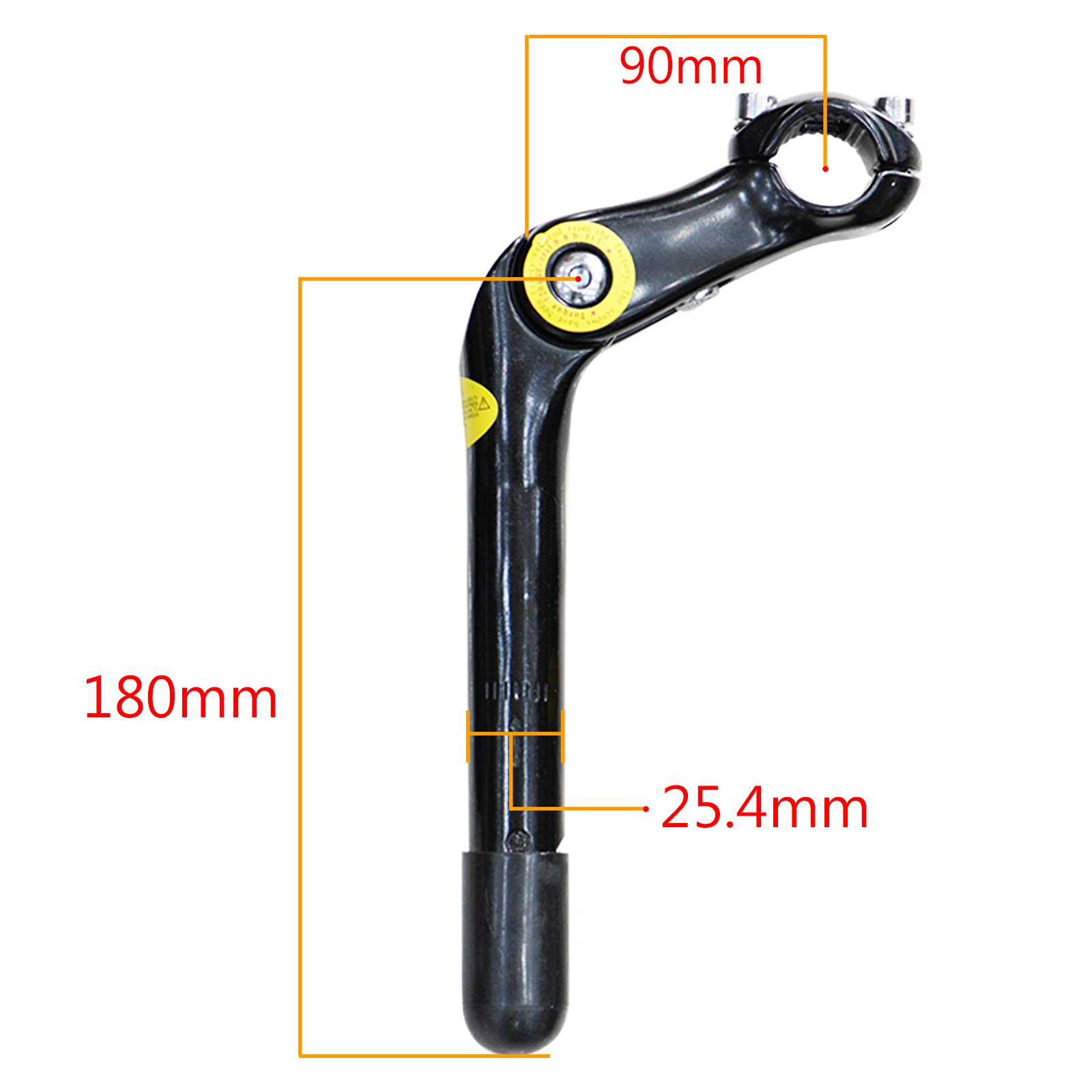 Donsp1986 Quill Stem Adjustable 25.4Mm Alloy Alum 90Mm -For Beach Cruisers, Mtb'S, And Gas Powered Bicycles (90)