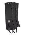 Black Crystal Hiking Ski Snow Gaiters Waterproof Breathable Nylon Women'S Black Size Medium