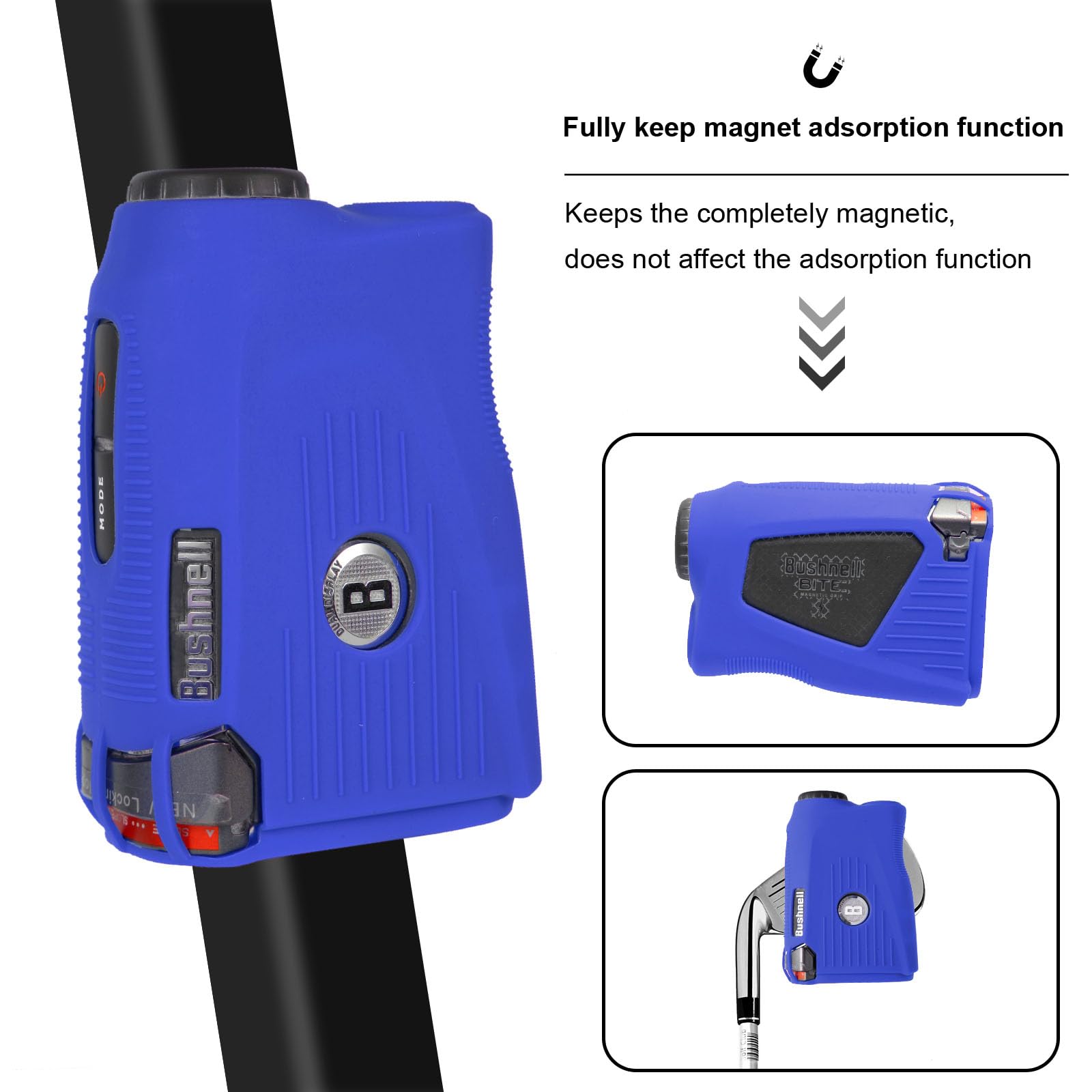 Jawegolf Silicone Case Compatible With Bushnell Pro X3 Golf Rangefinder (Blue)