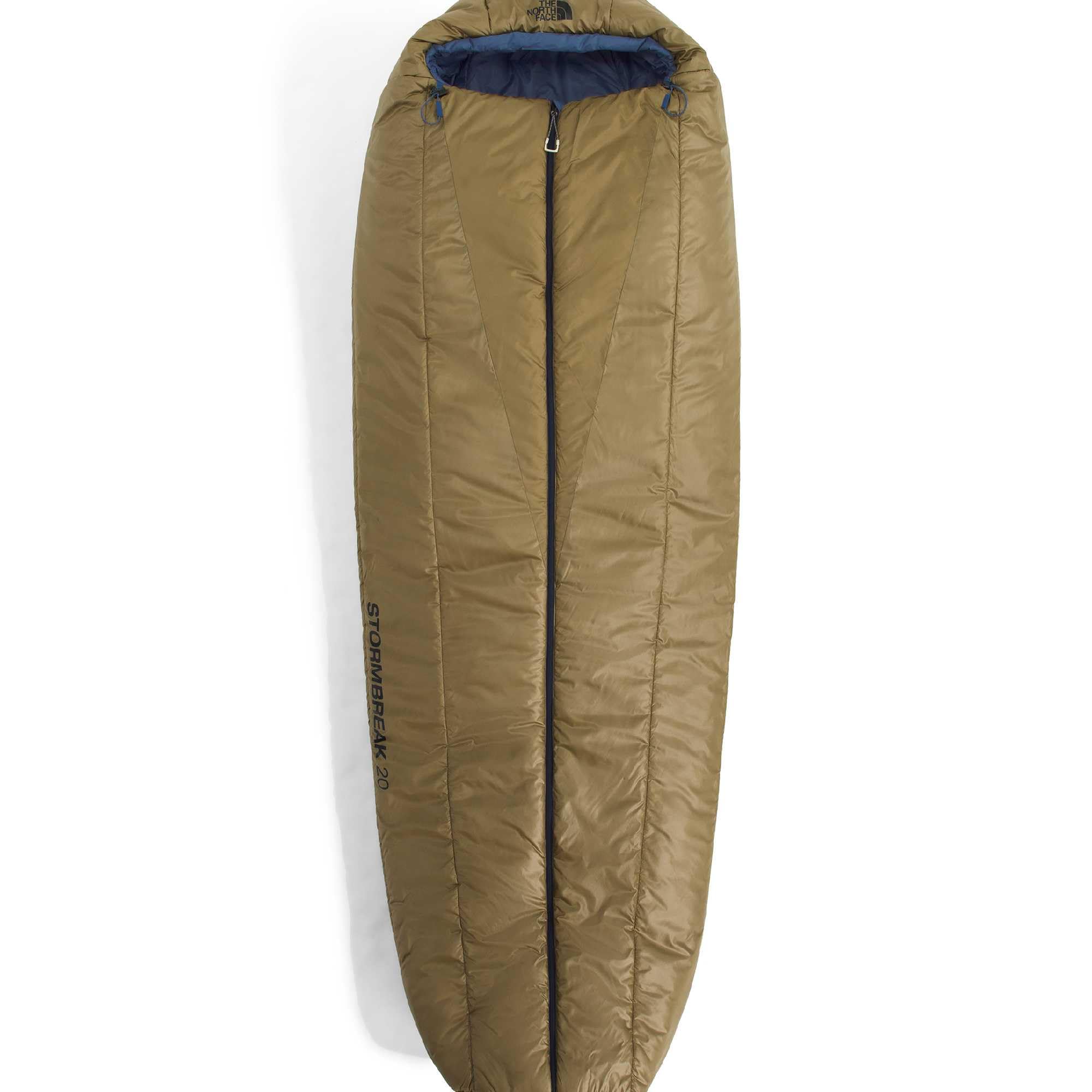 THE NORTH FACE Stormbreak 20F / -7C Backpacking Sleeping Bag - Water Repellent, Fully Insulated, Includes Stuff Sack, Cedar/Summ