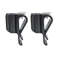 2PCS Golf Club Bag Clips On Putter Clamp Holder Organizer Value Durable Plastic Black Putting Clip Golf Accessories for Men Wome