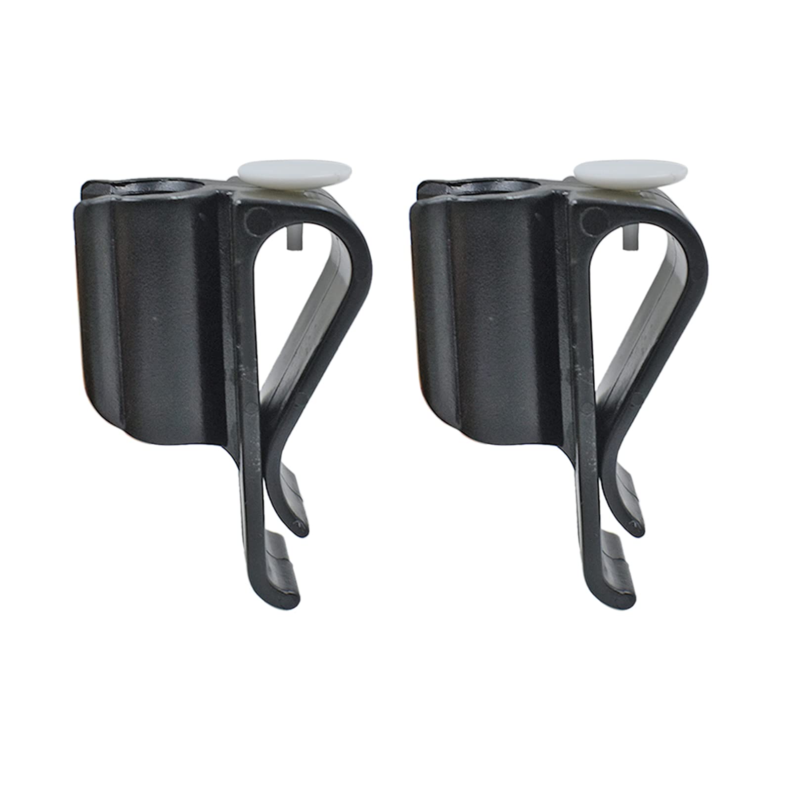 2PCS Golf Club Bag Clips On Putter Clamp Holder Organizer Value Durable Plastic Black Putting Clip Golf Accessories for Men Wome