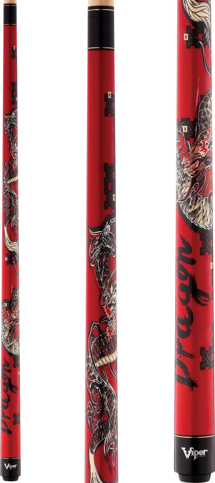 Viper By Gld Products Underground 58'' 2-Piece Billiard/Pool Cue, Dragon, 20 Ounce (50-0659-20)