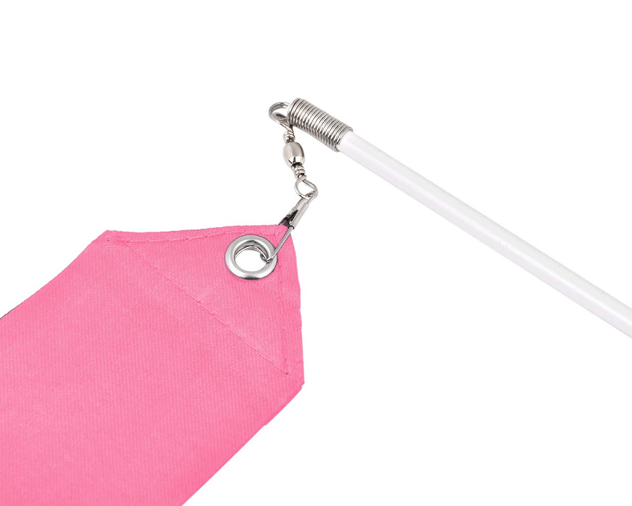 Ds. Distinctive Style Dance Ribbons With Wands 4M Rhythmic Gymnastics Ribbon Dance Streamer For Kids Baton Twirling - Pink