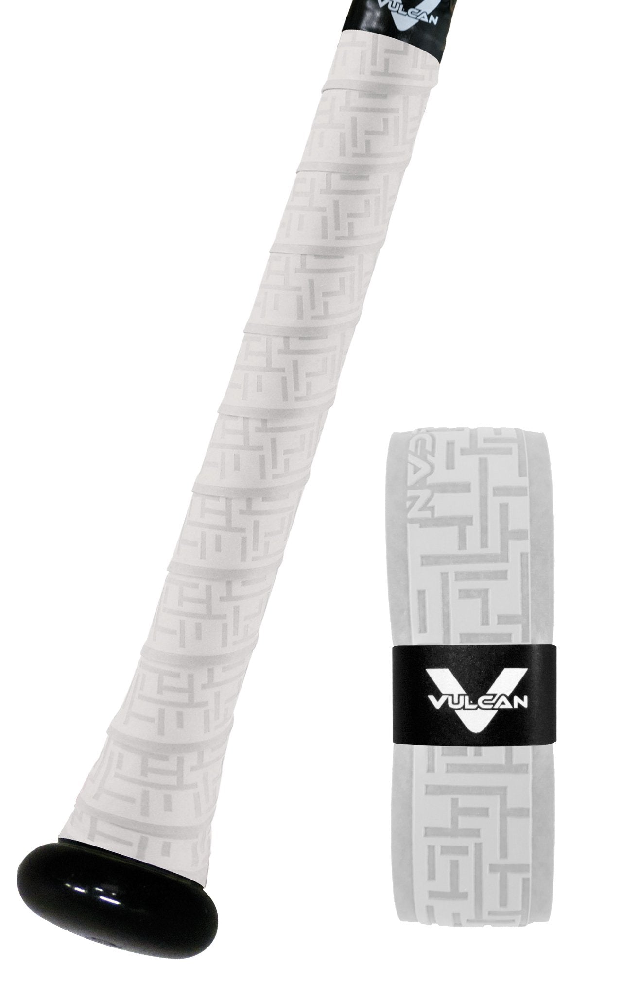 Vulcan Sporting Goods Co. 0.50Mm Bat Grip/White (V050-W)