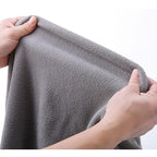 Fleece Sleeping Bag Liner Sleeping Blanket Sheet Lightweight Travel Outdoor Indoor Camping Warm Summer Gray(Gray)
