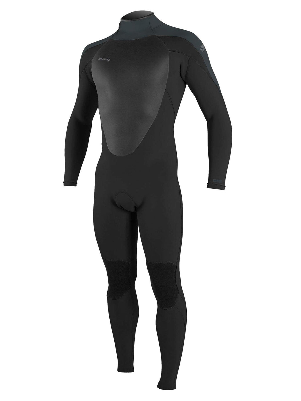 Oneill Epic 43 Mm Back Zip Full Wetsuit Blackgunmetalblack Md (59-511, 150-170 Lbs)