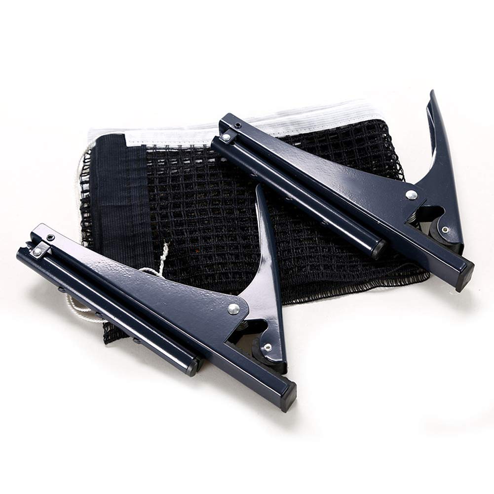 Yiliaw Collapsible Table Tennis Net 72Professional Steel Pingpong Net Clip Grip Mesh Training Competition Portable Tension Adjus