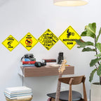 Darts Crossing Sign Zone Xing  Indoor/Outdoor  12'' Tall Plastic Sign Dartboard Dartboard Player Tavern Bar Man Cave Team Board