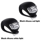 Malker Bicycle Light Front And Rear Silicone Led Bike Light Set Headlight And Taillight,Waterproof &Safety Road,Mountain Bike Li