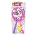 RATNAS Ratnas Unicorn Plastic Badminton Senior Racket 43 Cm Indoor & Outdoor Game With 2 Rackets, 1 Shuttlecock & 1 Ball, Multi