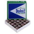 Tweeten Triangle Billiard Pool Cue Tips - 1 Box - 50 Tips - Choose Your Size (13 Mm)