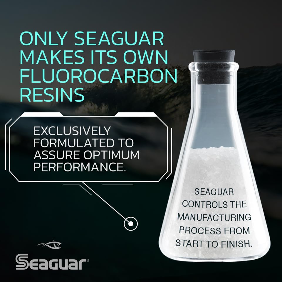 Seaguar Icex 100% Fluorocarbon Fishing Line , Abrasion Resistance, Made For Hard Water 3Lbs, 50Yds Break Strength/Length - 03Ice