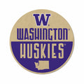 Rico Industries Ncaa Washington Huskies Classic Shape Cut Pennant - Home And Living Room D  Cor - Soft Felt Ez To Hang