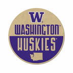Rico Industries Ncaa Washington Huskies Classic Shape Cut Pennant - Home And Living Room D  Cor - Soft Felt Ez To Hang