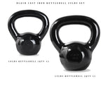 Cap Barbell Sdk2S-25 Cap Cast Iron Kettlebell Bundle, 10 + 15 Lb Kettlebells, 25 Lb Set