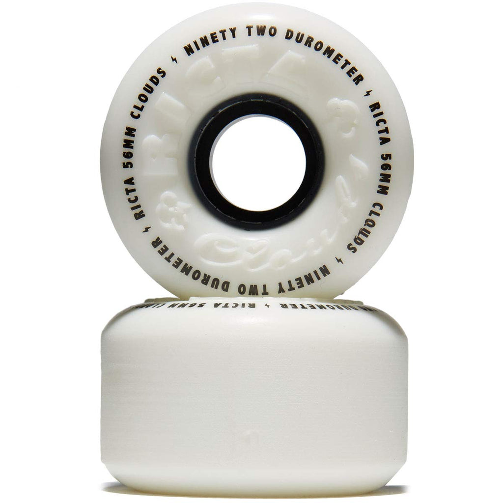 Ricta 56Mm Clouds Black 92A Skateboard Wheels