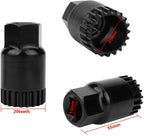 Oumers Bike Crank Extractor And Bottom Bracket Remover With 16Mm Spanner Wrench, Bicycle Crank Removal Tool Crank Puller Tool-Bi