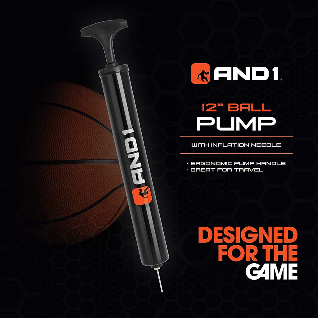 AND1 Ultra Grip Basketball: Official Regulation Size 7 (29.5 inches) Rubber- Deep Channel Construction Streetball, Made for Indo