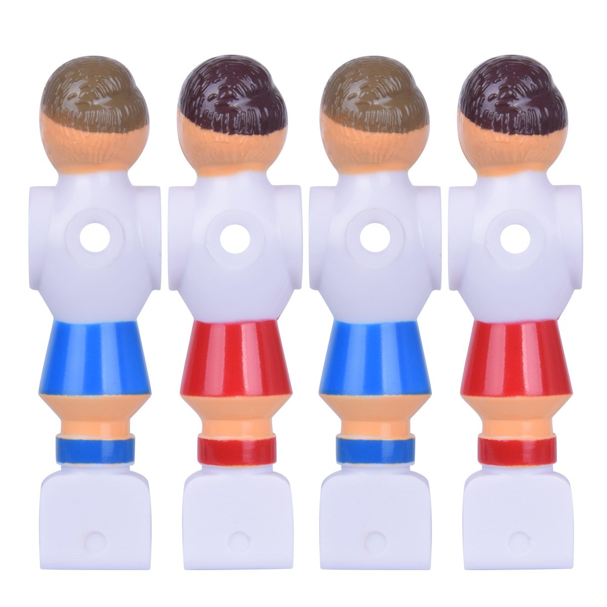 Hotusi 4Pcs Rod Foosball Soccer Table Football Men Player Replacement Parts