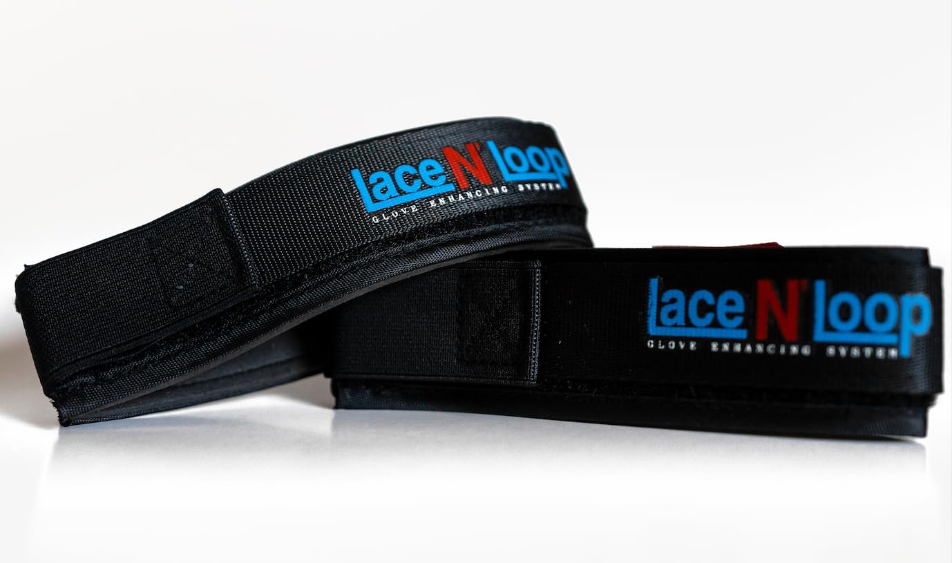 Lace N Loop Straps (Pair) (Black)