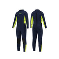 Goldfin Kids Wetsuit For Boys Girls, 3Mm Neoprene Fullsuit For Toddler Back Zip Youth Water Aerobics Diving Boating Snorkeling S