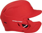 Rawlings 2022 Mach 1-Tone Matte Baseball Batting Helmet W/Lhb Adjext, Senior, Matte Scarlet