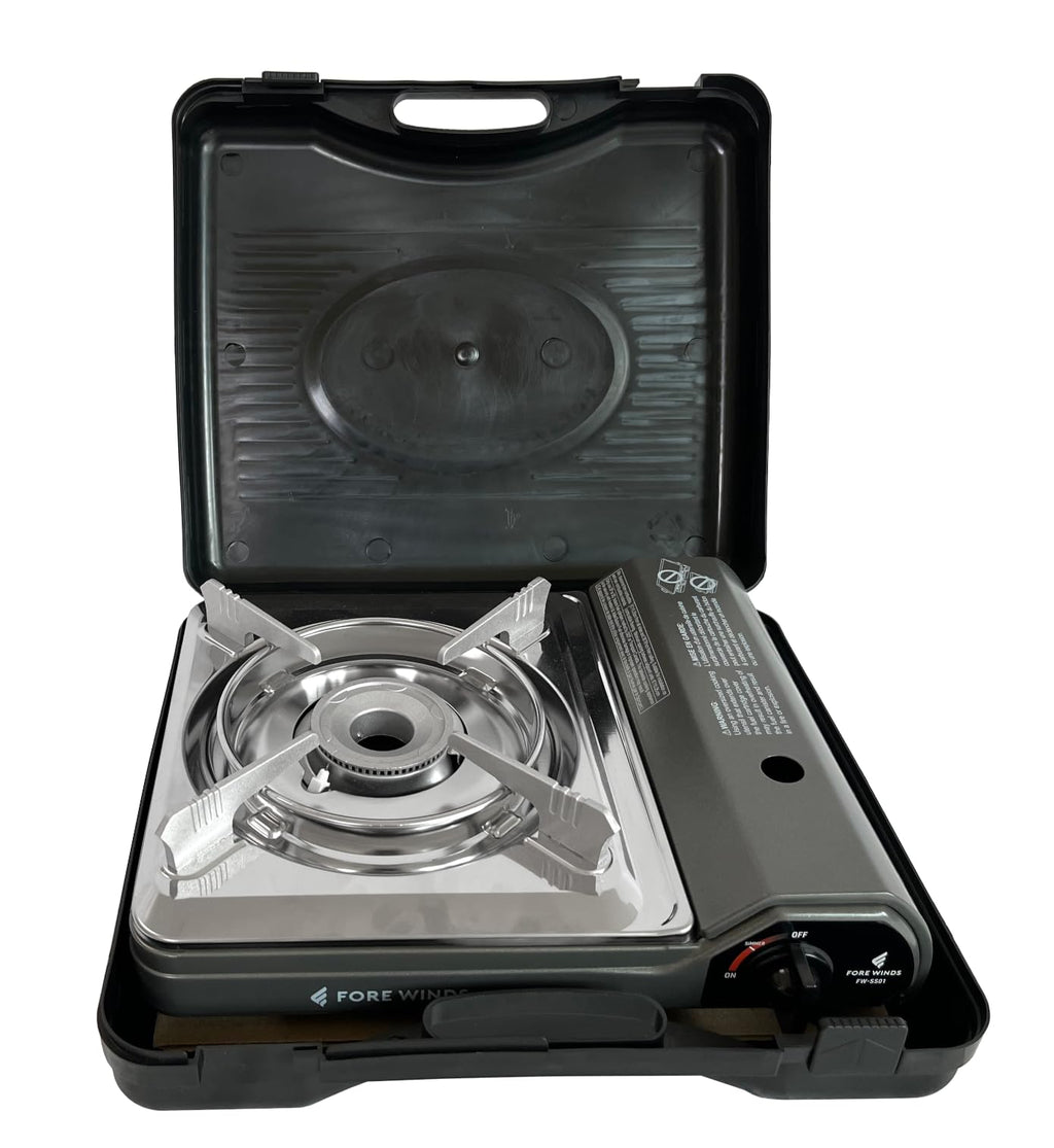 Iwatani Cassette Feu Butane Gas Camp Stove, One, Gray