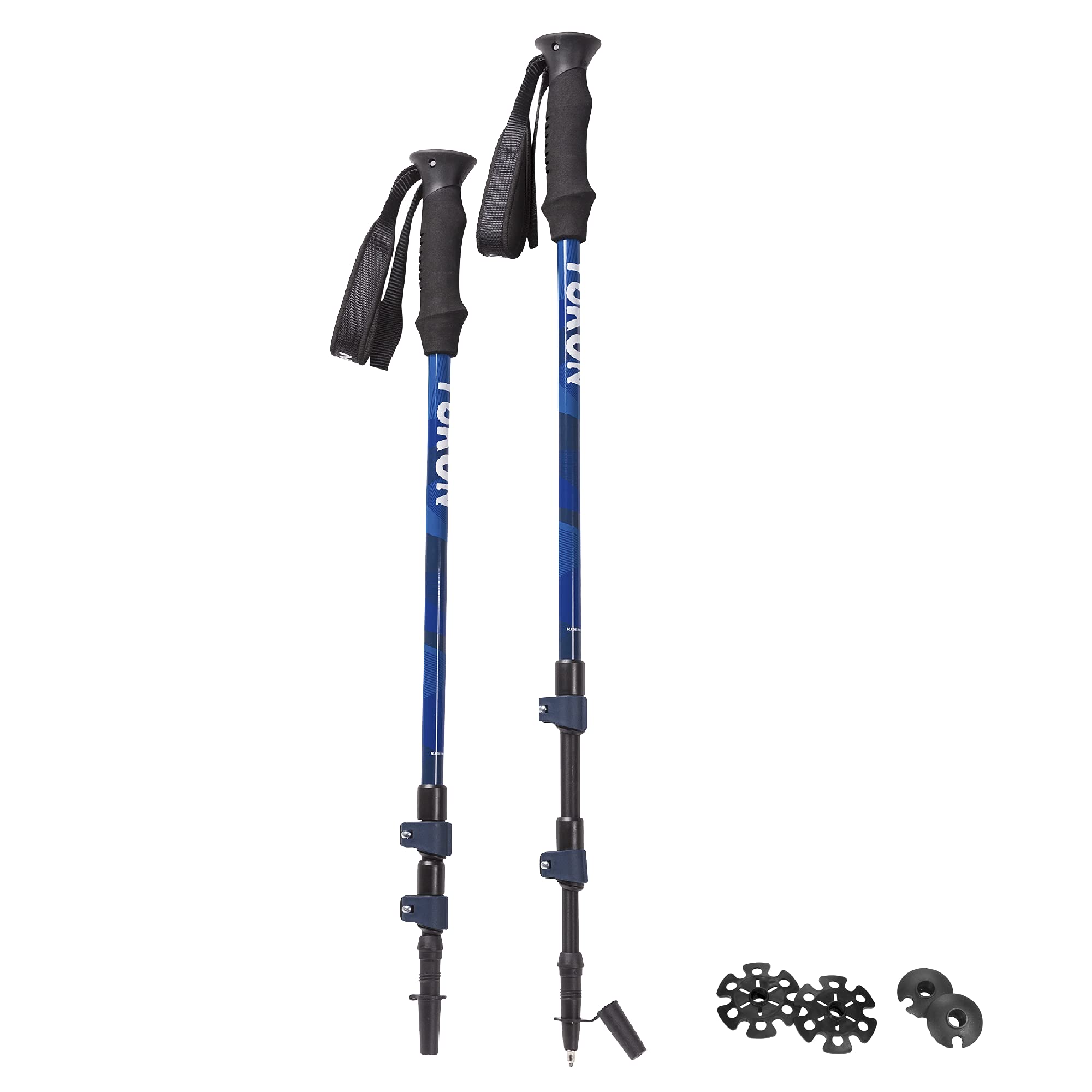 Yukon Charlies Advanced Trekking Poles, Fast Lock Adjustment System, Trekking And Snow Baskets Included