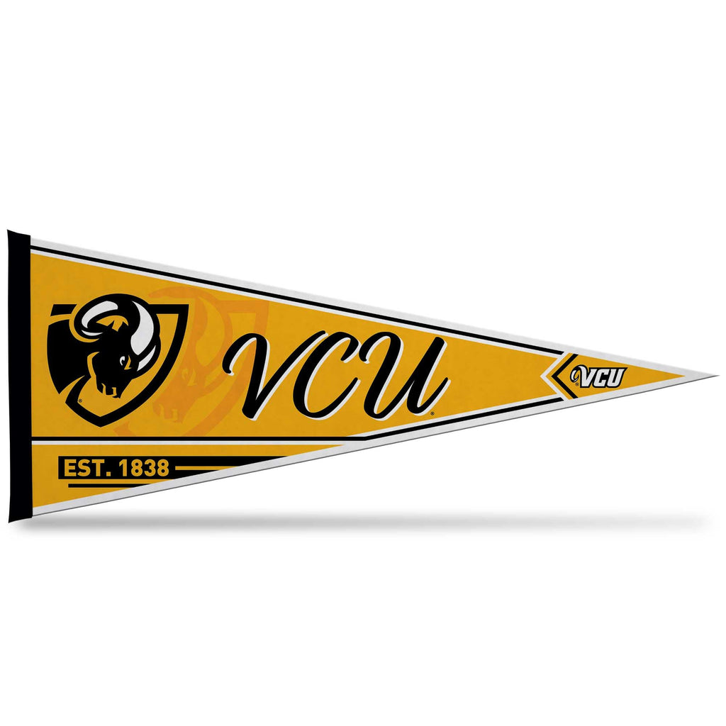 Rico Industries Ncaa Virginia Commonwealth Rams Classic 12'' X 30'' Felt Wall D  Cor Pennant - Great For Home/Bed Room/Man Cave